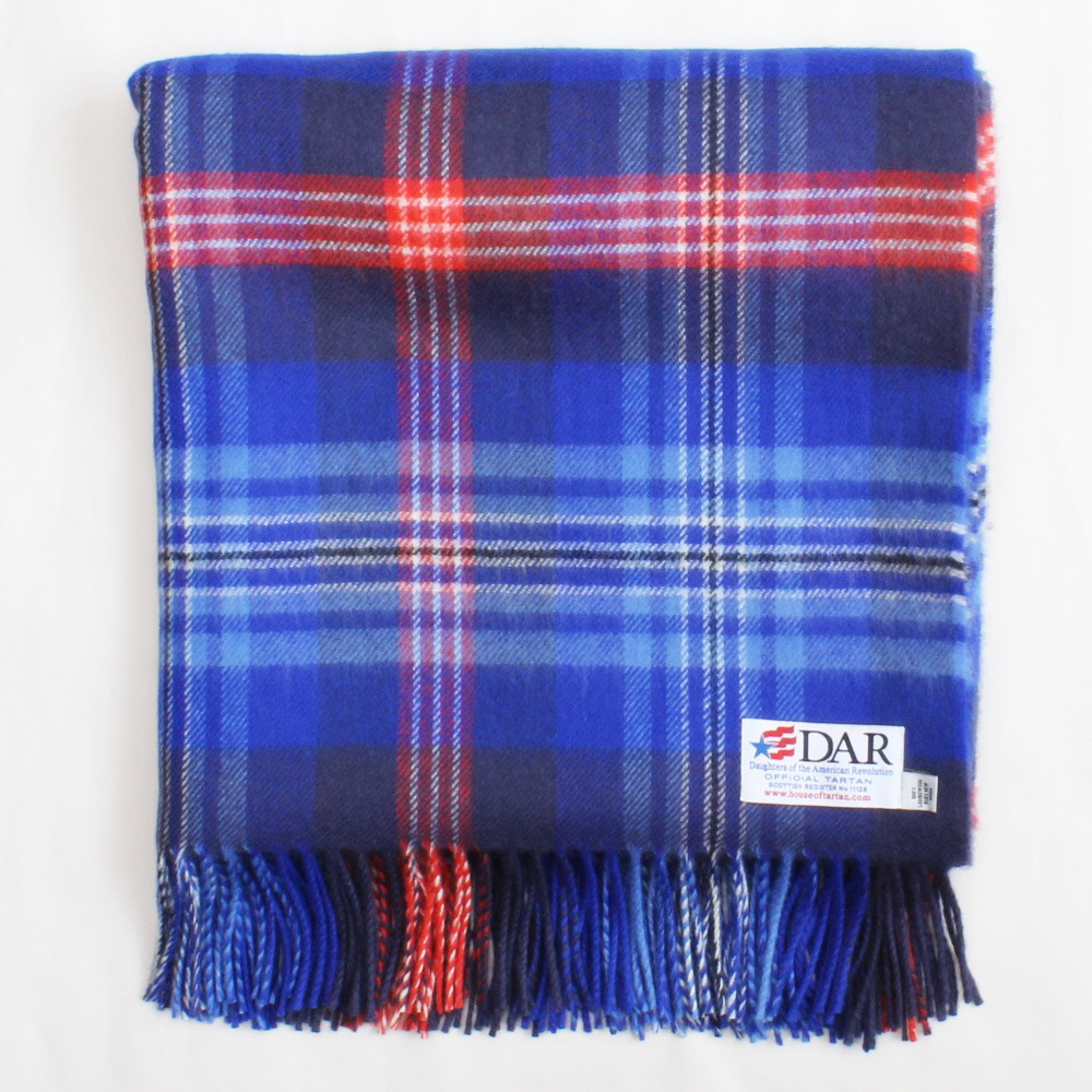 Blanket, Travel Rug, Luxury Lambswool, DAR Tartan